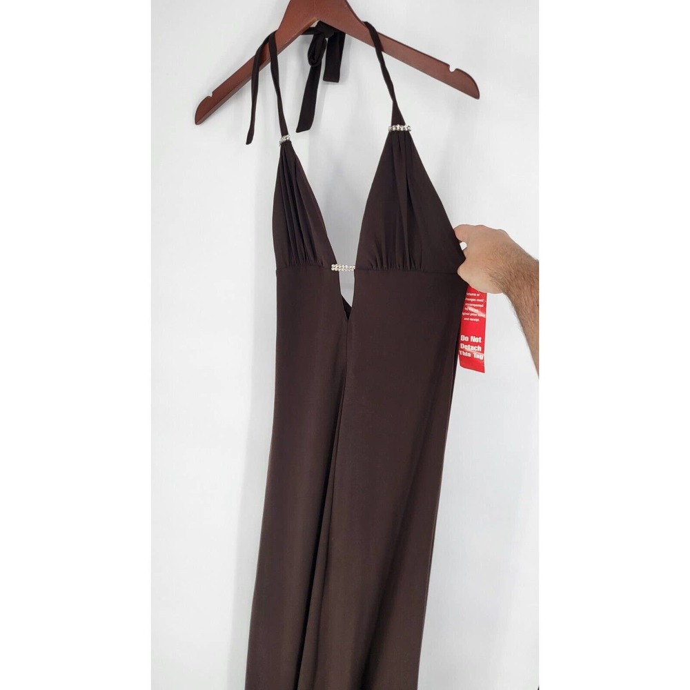 B. Darlin Social Formal Dress Brown Long Dress Women's 7/8 New NWT